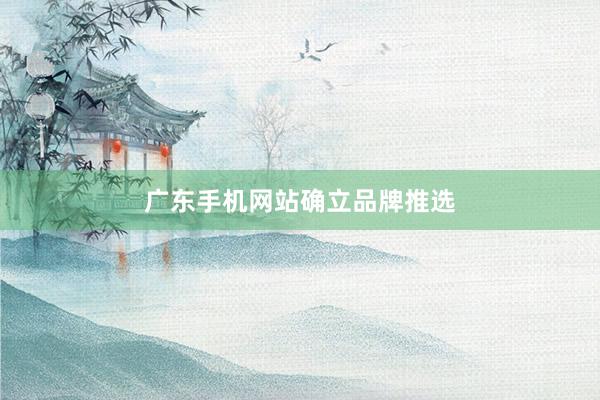 广东手机网站确立品牌推选