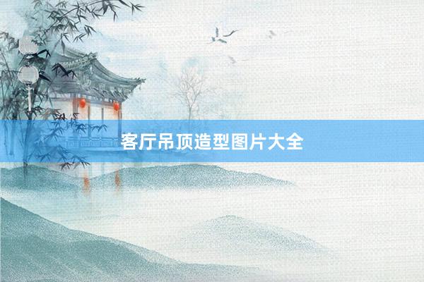 客厅吊顶造型图片大全